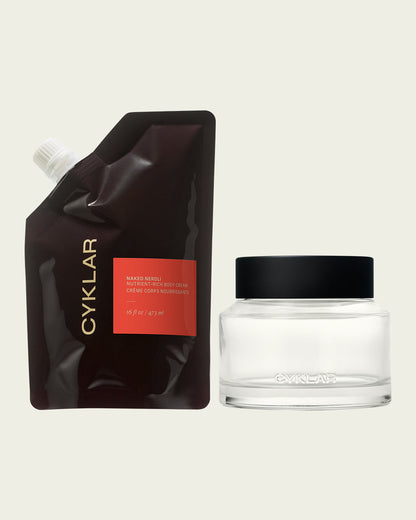 Naked Neroli - Body Cream Refill + Jar Set
