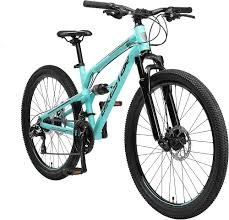 BIKESTAR 26" Full Suspension Mountain Bike i Aluminium med Skivbromsar