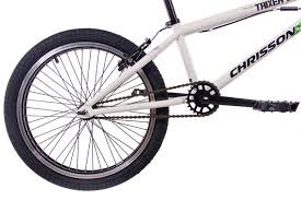 CHRISSON Trixer One 20" BMX Barncykel - Vit Freestyle