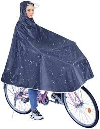 Vaileal Unisex Regnponcho för Cykel - Återanvändbar och Vattentät