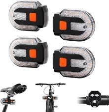 Teguangmei 4-pack Cykelbelysning med Blinkers