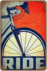 Retro Cykelaffisch - Vintage Ride Poster